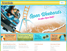 Tablet Screenshot of beachboardwalk.com